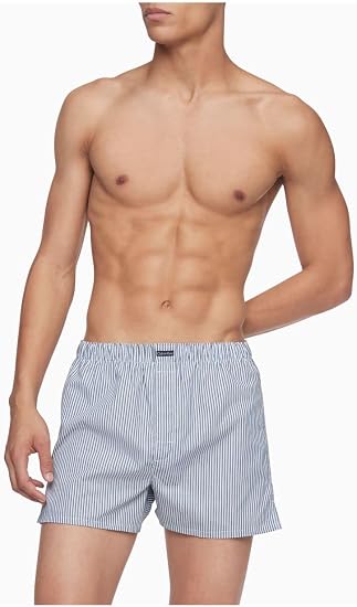 Calvin Klein Men's Underwear Cotton Classics 3-pack Woven Boxer