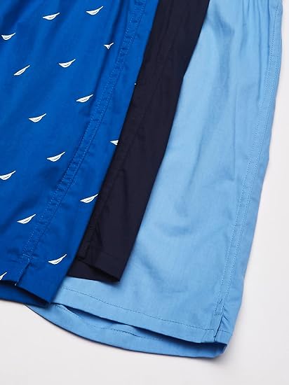 Nautica Men's Classic Cotton 3-Pack Woven Boxers