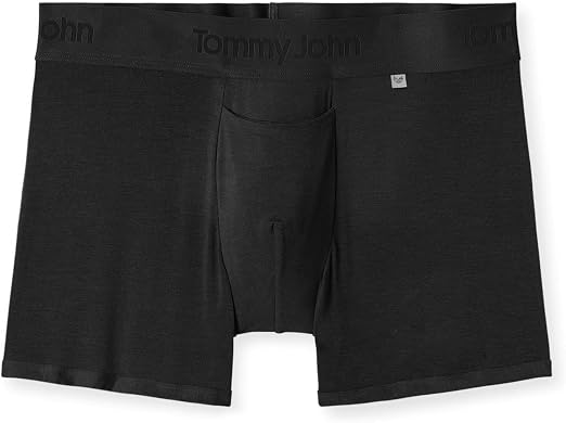 Tommy John Men’s Trunk 4” Underwear - Hammock Pouch for Enhanced Support - Second Skin Fabric for Barely-there Comfort
